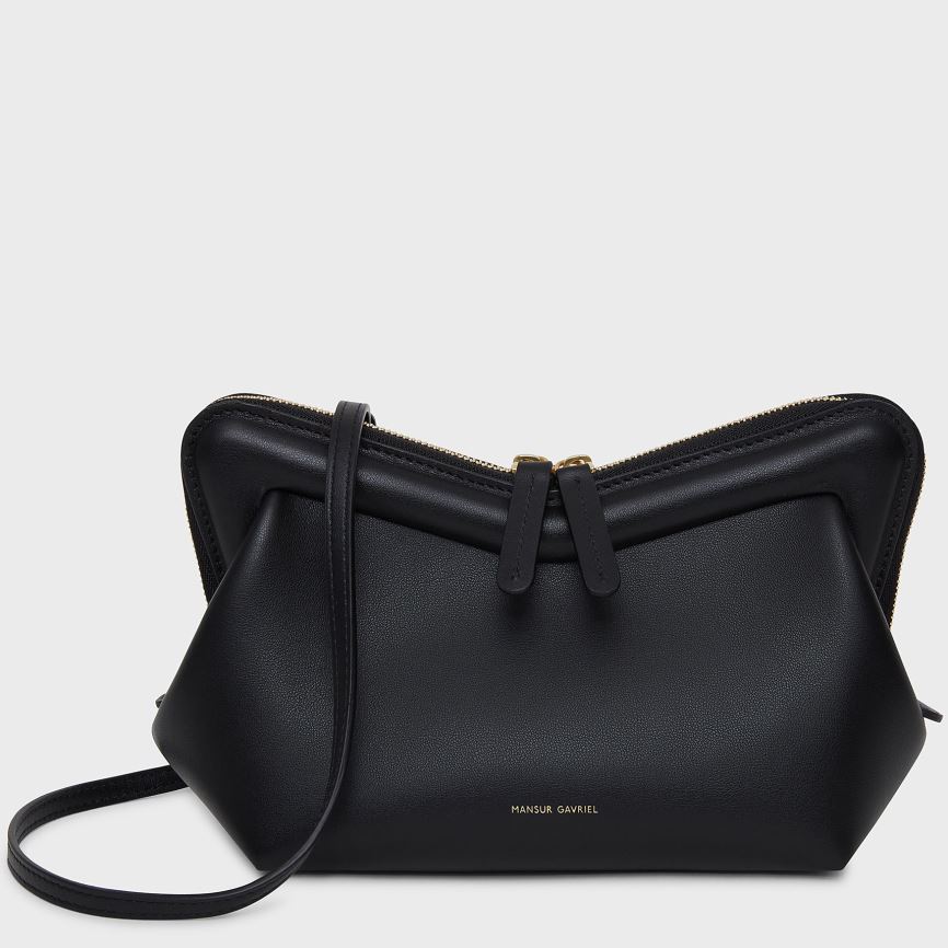 Women\'s Mansur Gavriel Mini M Frame Crossbody Bags Black | AU 4217VH